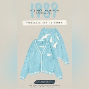 Taylor Swift 1989 Taylor’s Version Cardigan